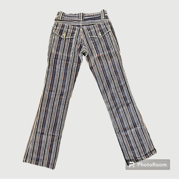 Joie - Corduroy striped pants with button pockets - 24 - Vintage - Picture 5 of 16